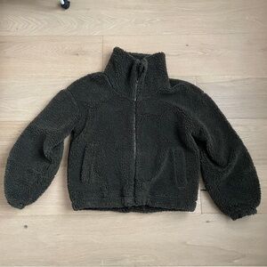 Lululemon Sherpa Zip-Up Jacket - Dark Olive